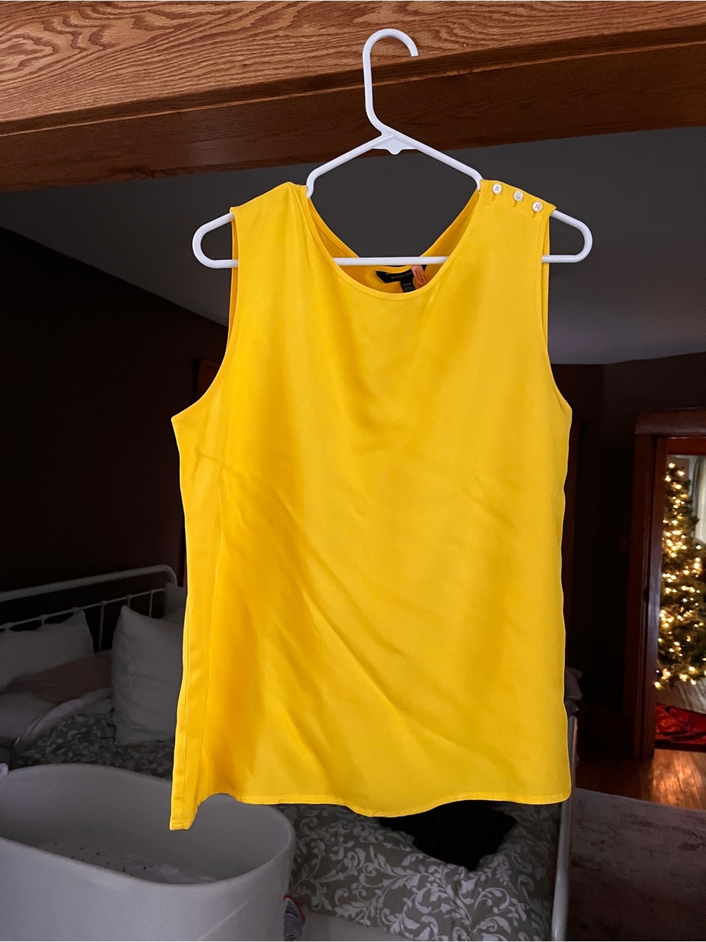 Banana Republic Yellow Sleeveless Camisole